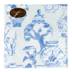 Glazed Porcelain Celadon Paper Linen Luncheon Napkins - 15 Per Package
