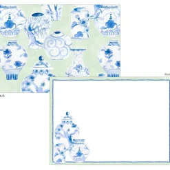 Glazed Porcelain Correspondence Cards - 12 Card & Envelopes