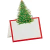 Glittering Tree Place Cards Die Cut Package 8 In