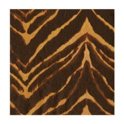 Go Wild Brown Brown Luncheon Napkins - 20 Per Package
