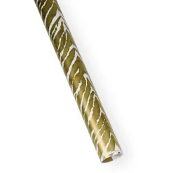 Go Wild Gold & White Gift Wrapping Paper - 30 x 8 Roll