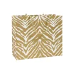 Go Wild Gold & White Large Gift Bag - 1 Each