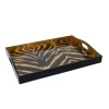 Go Wild Lacquer Large Rectangle Tray - 21X15
