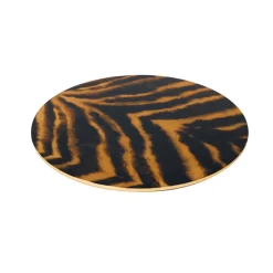 Go Wild Tabletop Round Lacquer Placemat - 15" Diameter
