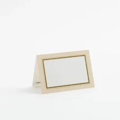 Gold Border Place Cards Package 10 In