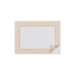 Gold Fretwork Adhesive Labels - includes 12 Adhesive Labels