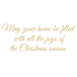 Golden Christmas Tree And Staircase Classic Boxed Christmas Cards - includes 15 cards & envelopes