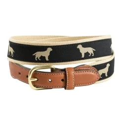 Golden Dog Motif Belt