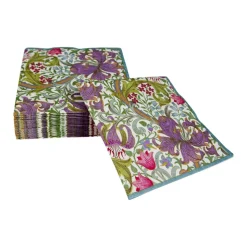 Golden Lily-Ivory Cocktail Napkins - 20 Per Package