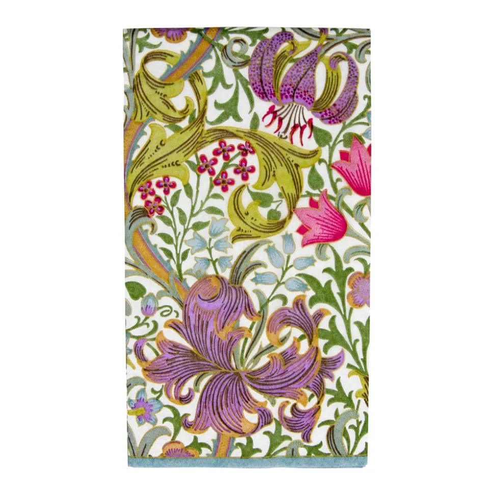 Golden Lily-Ivory Guest Towel Napkins - 15 Per Package