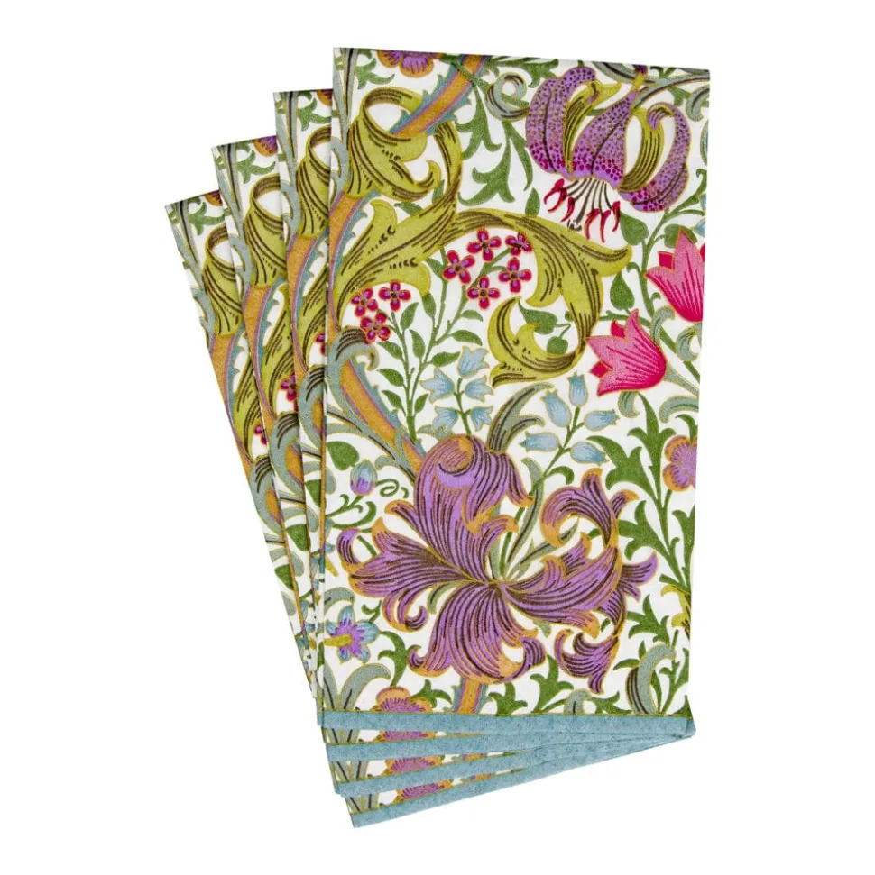 Golden Lily-Ivory Guest Towel Napkins - 15 Per Package