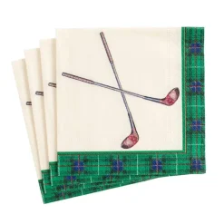 Golfing Paper Cocktail Napkins - 20 Per Package
