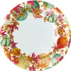 Gourds And Leaves Paper Dinner Plates - includes 8 Paper Dinner Plates