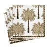 Grand Palms Paper Cocktail Napkins in Black - 20 Per Package
