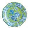 Green And Blue Plate Salad & Dessert Plates - 8 Per Package