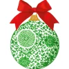 Green Ceramic Ornament Ornament Tags - includes 4 Tags
