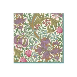 Greenen Lily-Ivory Boxed Cocktail Napkins - 40 Per Box