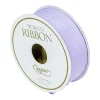 Grosgrain Lavender Wired Narrow Ribbon - 1 Spool Of Ribbon