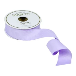 Grosgrain Lavender Wired Narrow Ribbon - 1 Spool Of Ribbon