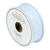 Grosgrain Light Blue Wired Narrow Ribbon - 1 Spool Of Ribbon