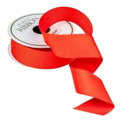 Grosgrain Mandarin Wired Narrow Ribbon - 1 Spool Of Ribbon