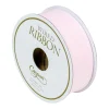 Grosgrain Powder Wired Pink Narrow Ribbon - 1 Spool Of Ribbon