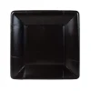 Grosgrain Square Paper Salad & Dessert Plates in Black - 8 Per Package