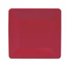 Grosgrain Square Paper Salad & Dessert Plates in Red - 8 Per Package