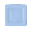 Grosgrain Square Paper Salad & Dessert Plates in Light Blue - 8 Per Package