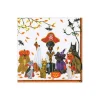 Halloween Pets Recycled Cocktail Napkins - includes 20 Cocktail Napkins
