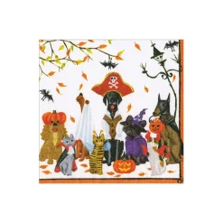 Halloween Pets Recycled Cocktail Napkins - includes 20 Cocktail Napkins