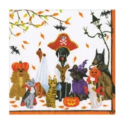 Halloween Pets Recycled Luncheon Napkins - includes 20 Luncheon Napkins