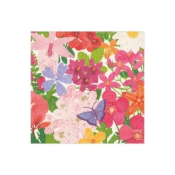 Halsted Floral Boxed Paper Cocktail Napkins - 40 Per Box