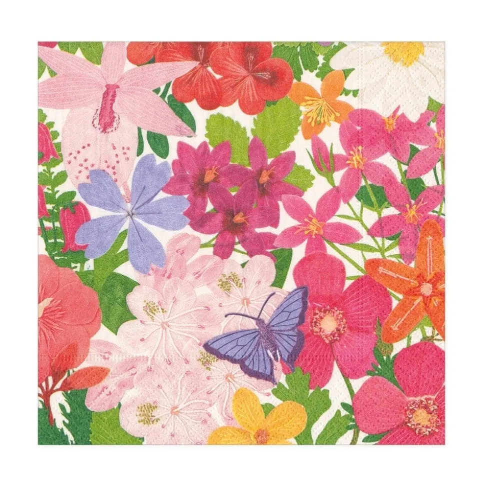 Halsted Floral Paper Luncheon Napkins - 20 Per Package