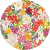 Halsted Floral Round Paper Placemats - 12 Per Package