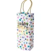 Happy Birthday Confetti Wine & Bottle Gift Bag - 1 Each