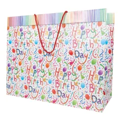 Happy Birthday Jumbo Gift Bags - 1 Each