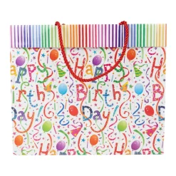 Happy Birthday Large Gift Bags - One Gift Bag Included