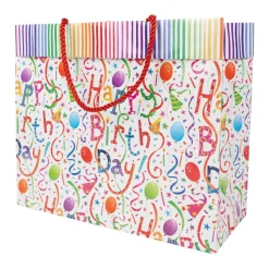 Happy Birthday Large Gift Bags - One Gift Bag Included