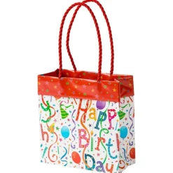 Happy Birthday Small Square Gift Bag - 1 Each