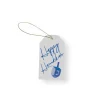 Happy Hanukkah Classic Foil Gift Tags - 4 Per Package