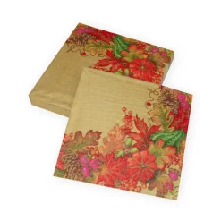 Harvest Garland Gold Napkin Dinner - 20 Per Package