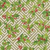Holly And Fretwork Roll Wrap - includes 1 Roll