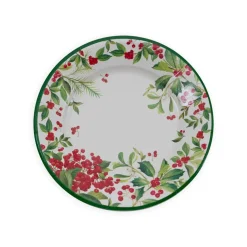 Holly Chintz White Salad & Dessert Plates - 8 Per Package