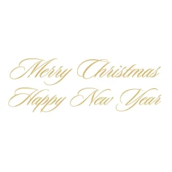 Holly Sprig Marbled Foil Classic Boxed Christmas Cards - includes 10 cards & envelopes