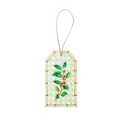 Holly Trellis Classic Gift Tags - 4 Per Package