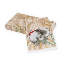 Homestead Turkey Taupe Guest Towel Napkins - 15 Per Package