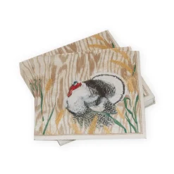 Homestead Turkey Taupe Luncheon Napkins - 20 Per Package