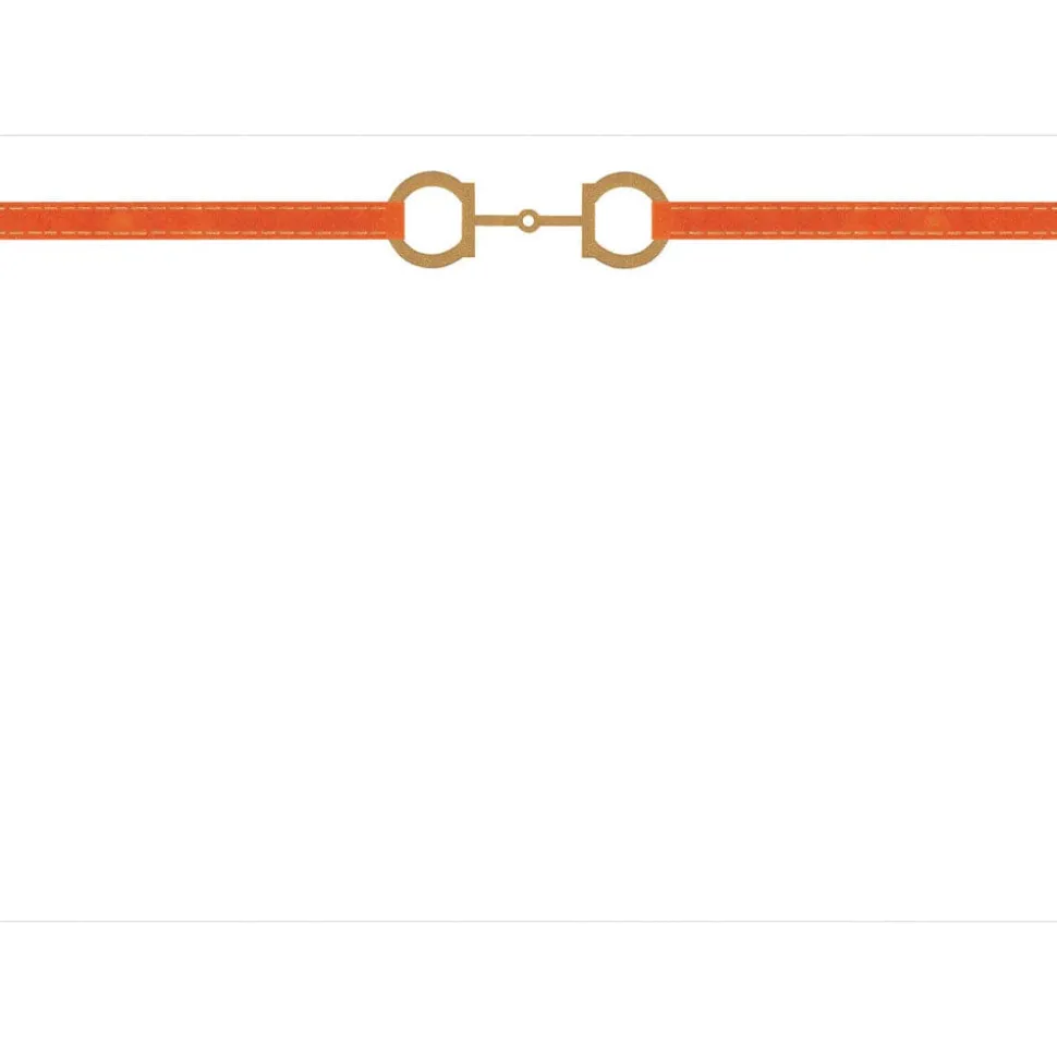 Horse Bit Combo Foil Correspondence Cards - 12 Card & Envelopes