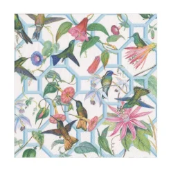 Hummingbird Trellis Luncheon Napkin - package of 20